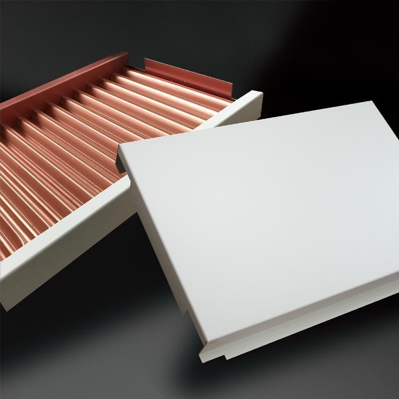 Panel komposit beralun aluminium